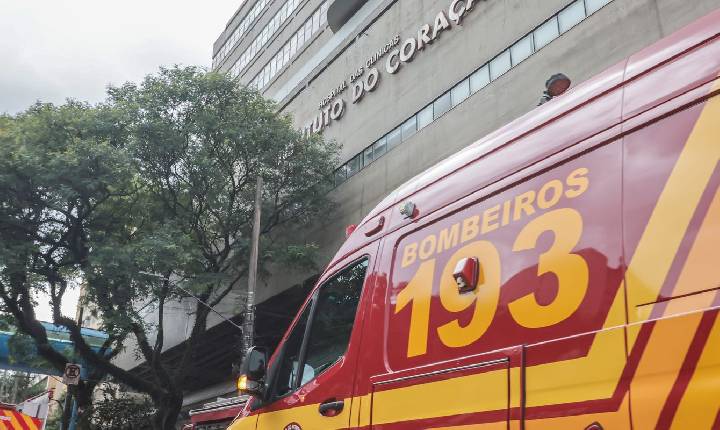 Incêndio atinge o Instituto do Coração, em São Paulo