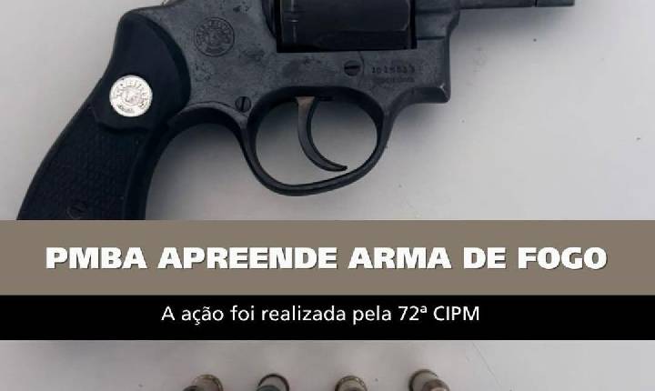 PM apreende arma e prende suspeito em Serra Grande