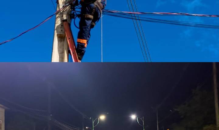 Prefeitura de Itacaré amplia instalação de iluminação em LED em vários pontos da cidade
