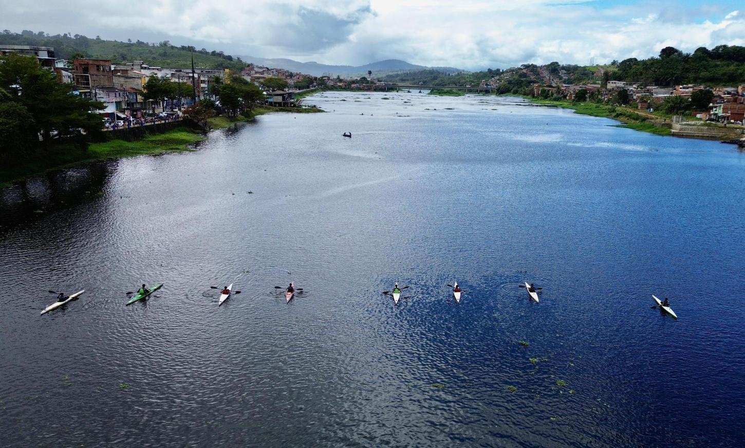 Ubaitaba: Em evento da canoagem neste domingo, Prefeita Gracinha Viana anuncia projeto para Museu das Canoas e Dia da Canoagem