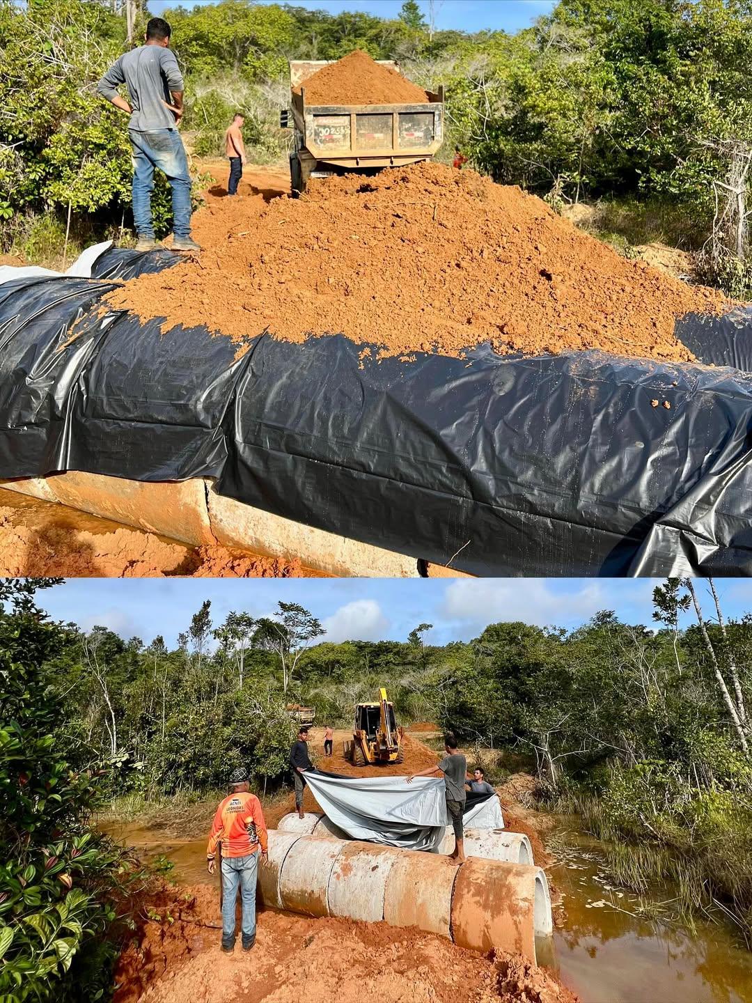 Estradas vicinais recebem manutenção na região da Agramata