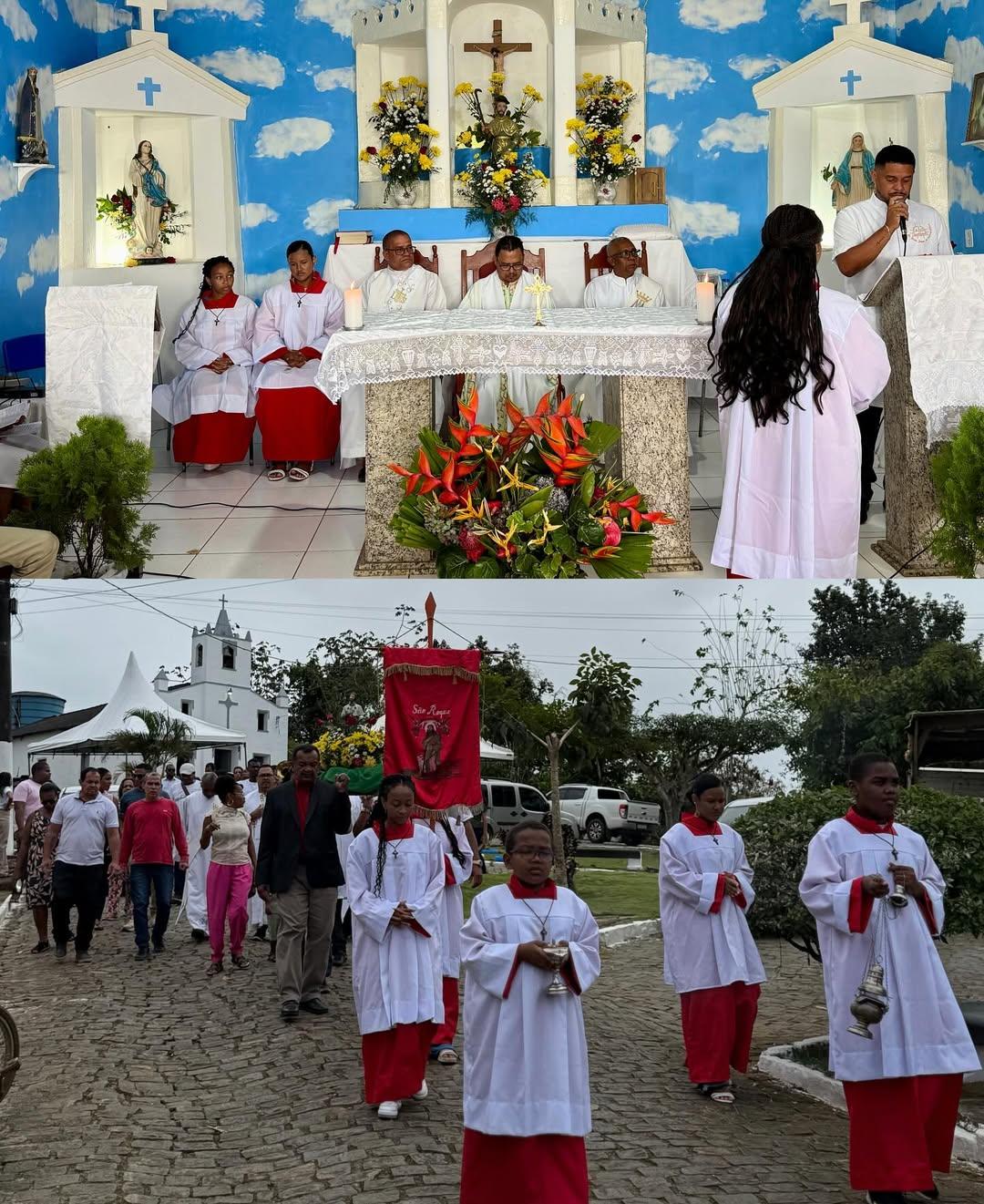 Fé e Tradição: Comunidade de Rua de Palha celebra o Dia de São Roque com grande devoção