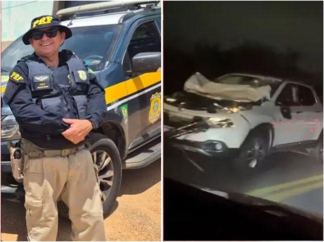 Policial rodoviário federal morre após ser atropelado enquanto retirava animais da pista na Bahia