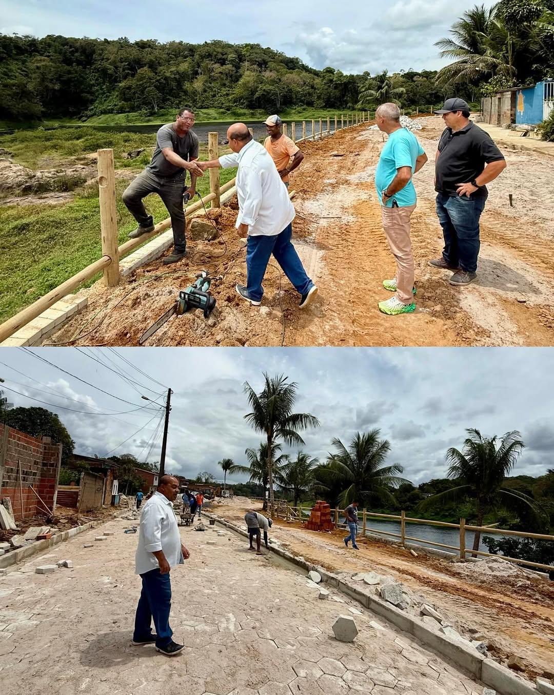 Prefeito acompanha obras e projetos em Taboquinhas