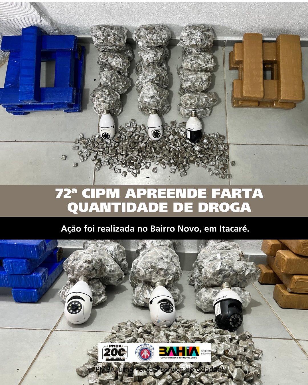 72ª CIPM APREENDE 21 KG DE MACONHA EM ITACARÉ