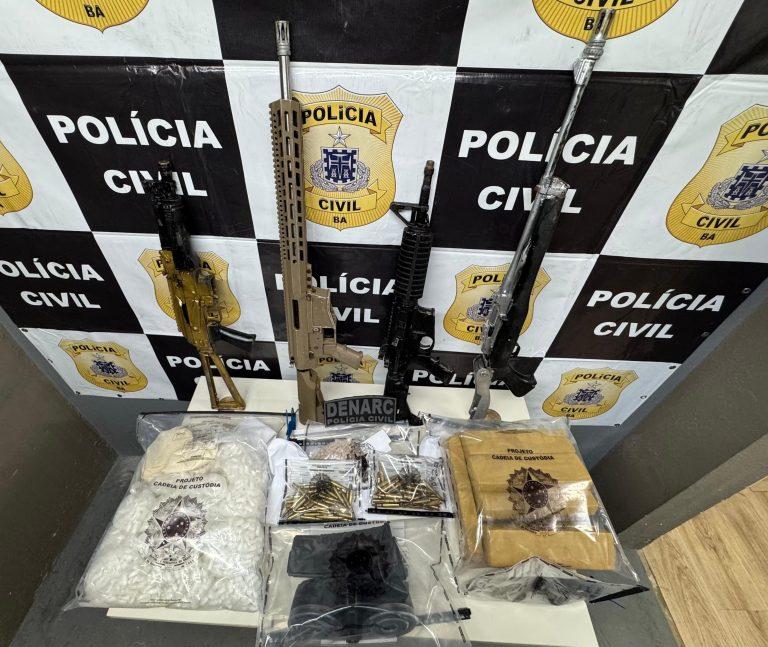 Operação Solo Seguro combate tráfico e armamento pesado na Bahia