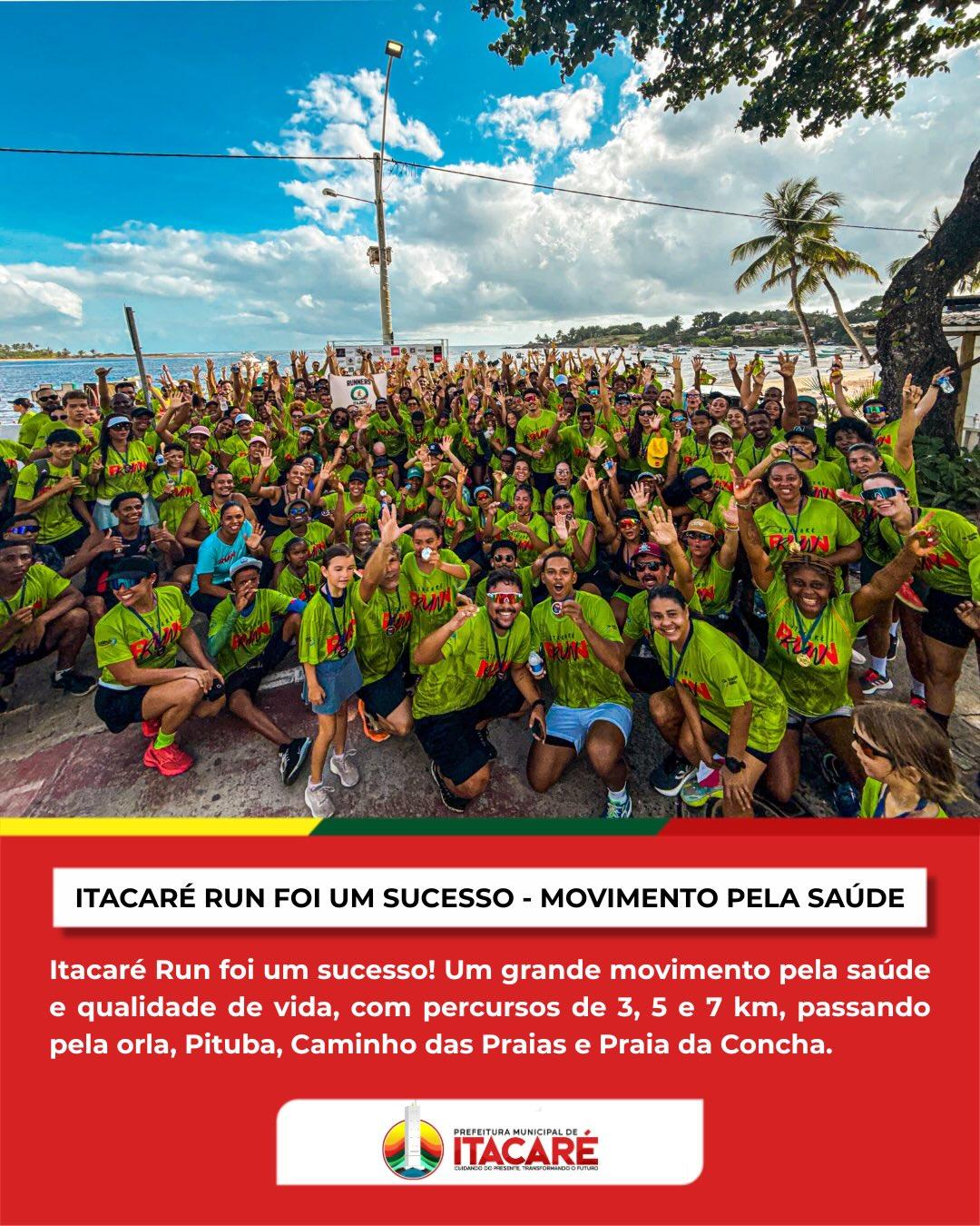 Itacaré Run incentiva saúde e qualidade de vida