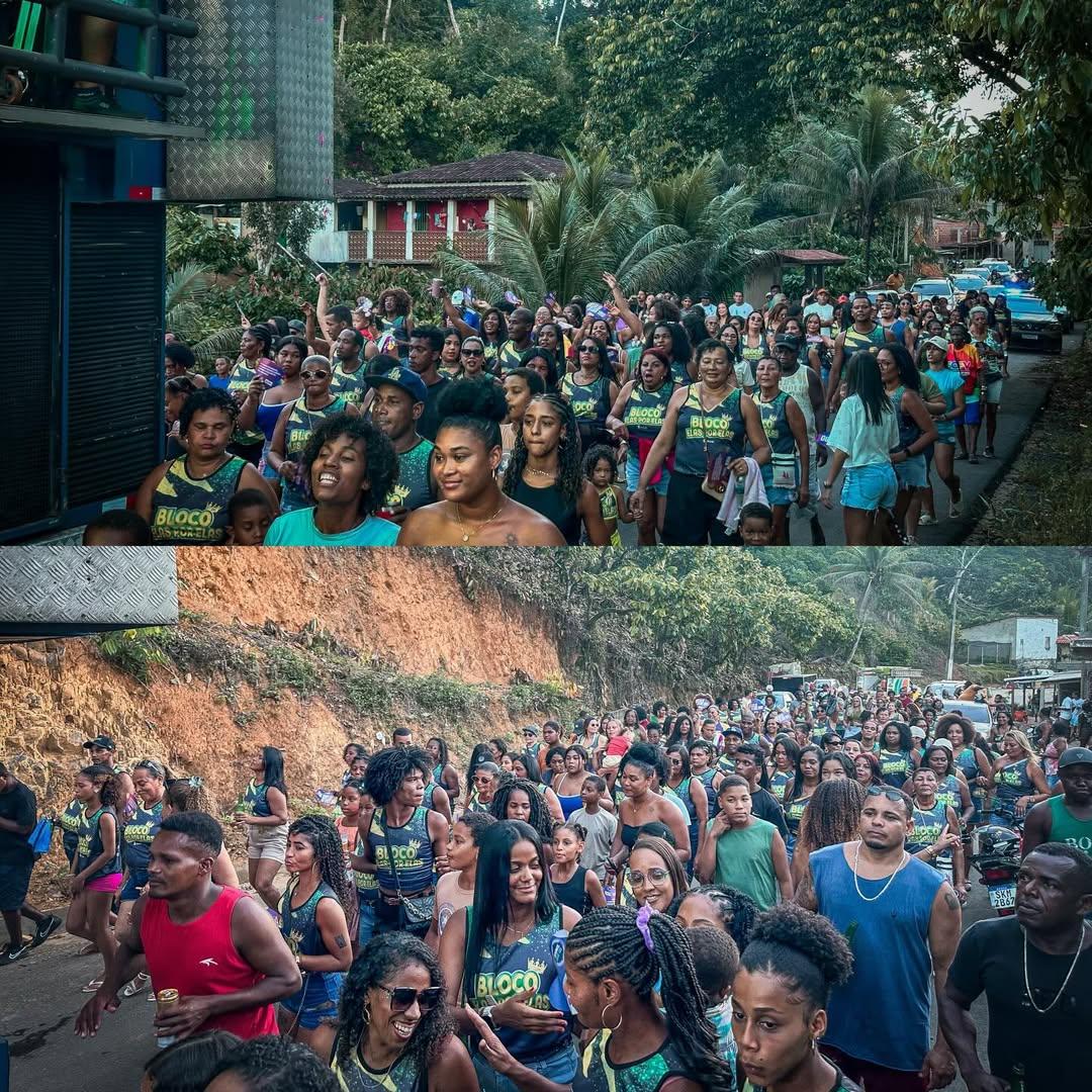 Bloco Elas por Elas leva alegria e força feminina às ruas de Água Fria