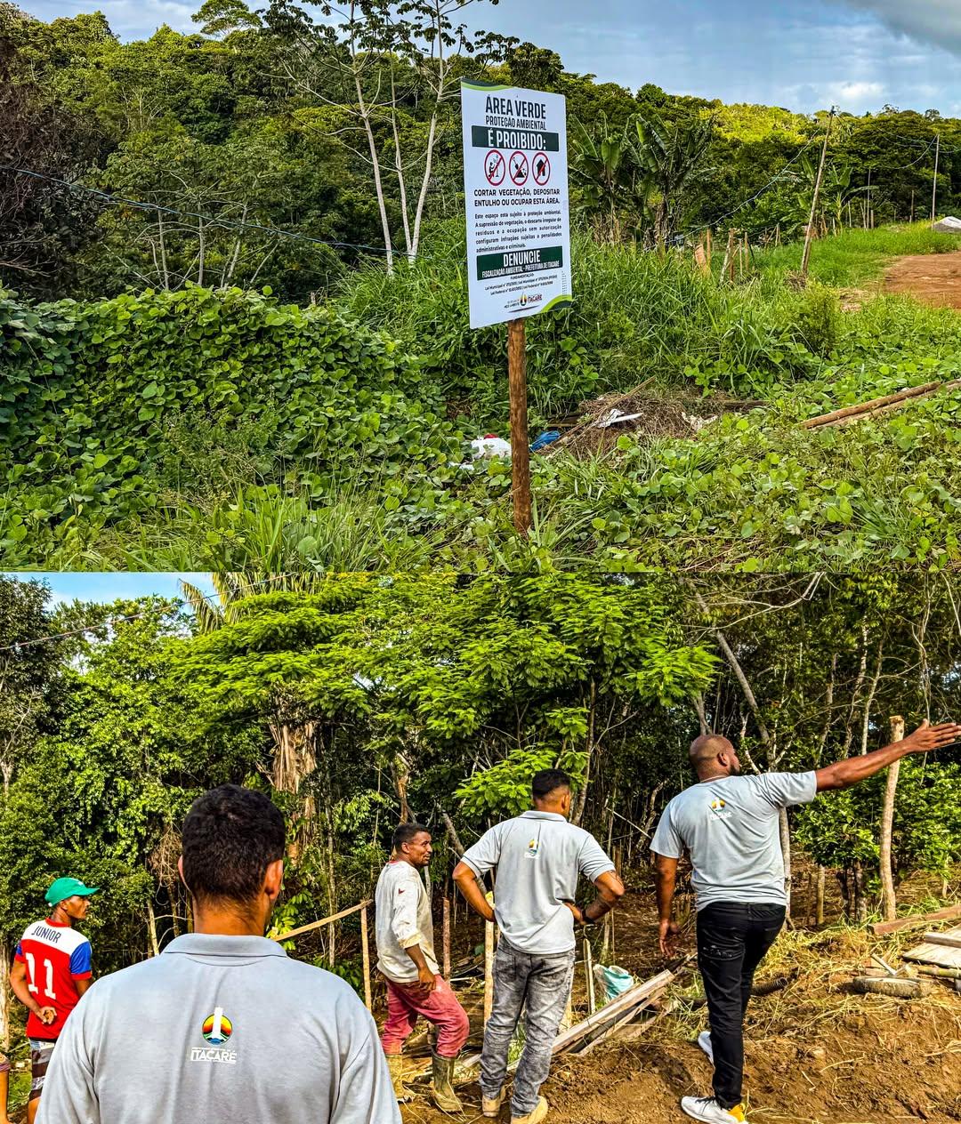 Prefeitura de Itacaré realiza ação contra invasões em área ambiental no Km 06